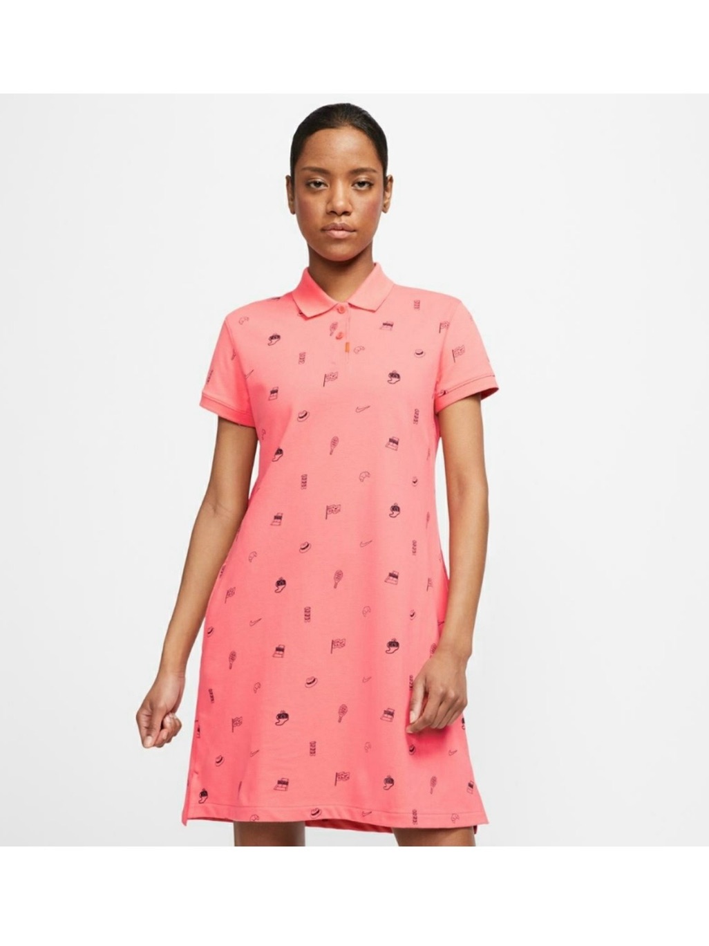 Womenâs Nike Paris Polo Printed Tennis Dress (Limited Edition)